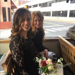 Lulus long sleeve lace black gown